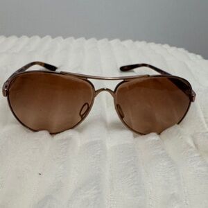 Oakley Pink/Brown Aviator Sunglasses